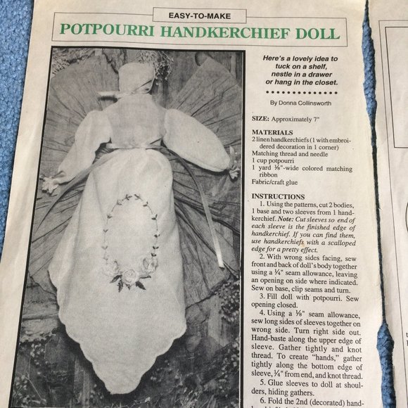 Sewing Patterns - Pillowcase Dolls - Fabric Dolls Crafts - Picture 10 of 11